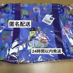 新品 非売品 スポンジボブ 劇場版2026 ボストンバッグ 2way 総柄 紫