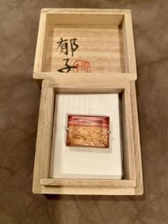 小川郁子　江戸切子帯留のサムネイル
