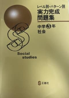 レベル別・パターン別 実力完成問題集 中学3年 社会のサムネイル