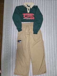TIDEWAY 1765 ラガーシャツ カーゴパンツ セットアップ　ダンス衣装のサムネイル