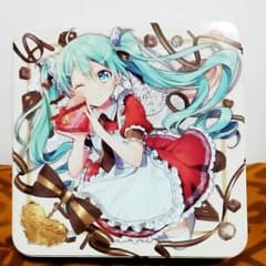 初音ミクシリーズプレミアムバレンタインお菓子缶　缶のみのサムネイル