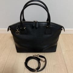 しま様専用　GUCCI ショルダーバック　黒　美品　グッチのサムネイル
