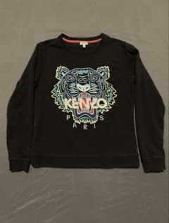 KENZO タイガー刺繍 スウェット ブラック M【お値下げ中】のサムネイル