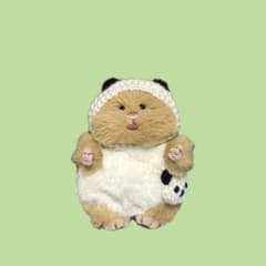 はむにぎりパンダ被り物 パンダポシェット ハンドメイドのサムネイル