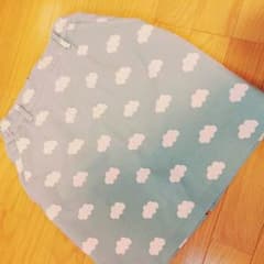 《値下げしました》雲柄 スカートのサムネイル