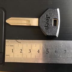 JEEP(クライスラー)1993年前後ブランクキー、カギのサムネイル