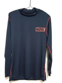メンズ　トップス　L　ネイビー　MARVEL　マーベル