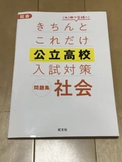 きちんとこれだけ公立高校入試対策問題集 社会のサムネイル