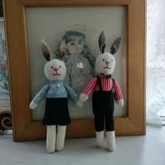 ぬいぐるみ☆カップルうさぎちゃんのサムネイル