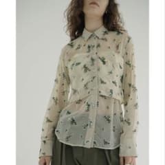CLANE 新作 花柄シースルー長袖シャツ CLANE 新作 花柄シースルー長袖シャツ - メルカリ