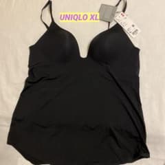 UNIQLO 黒　エアリズム　ブラキャミソールのサムネイル