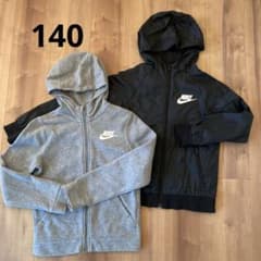 NIKE ナイキ　パーカー　ウィンドブレーカー　2点セット　140のサムネイル
