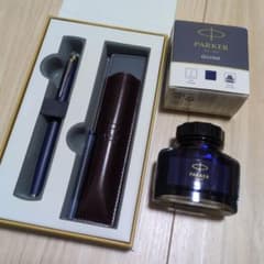 星*夜様 Parker IM 万年筆 ロイヤルブルーインク付き　細字のサムネイル