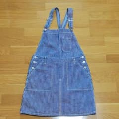 ヒッコリーデニム ジャンパースカートのサムネイル
