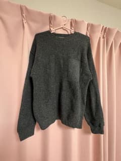 H&M 長袖ニット セーター グレーのサムネイル