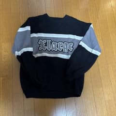 XLARGE 黒 グレー セーター Lサイズのサムネイル
