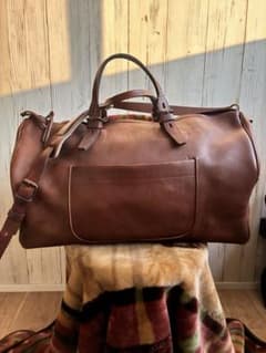 bleu de chauffe レザーダッフルバッグ RRL ウィルレザーグッズ - メルカリ