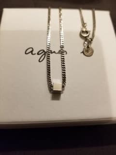 agnes b.シルバーネックレスのサムネイル