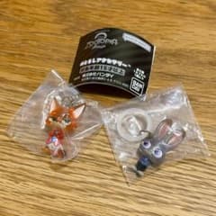 【匿名発送】ズートピア2　めじるしアクセサリー　カプセルトイ ニック・ジュディのサムネイル