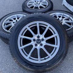 中古バリ溝ダンロップスタッドレスセット225/60R17レガシーアウトバック 中古バリ溝ダンロップスタッドレスセット225/60R17レガシー