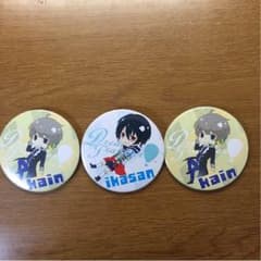 ユメトラ 缶バッジ いかさん1個 kainくん2個のサムネイル