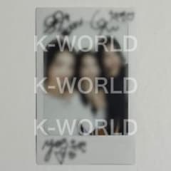 希少】tripleSユニット 直筆サイン ポラロイド チェヨン ユヨン スミン