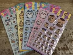 韓国購入　ちいかわ 5サイズ ぷっくりステッカーシート 5シートセットのサムネイル