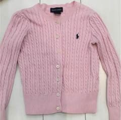 ラルフローレン ピンク カーディガン 女の子 6Xのサムネイル