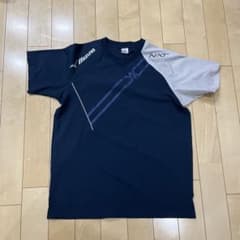 Mizuno バレーボールシャツ Oサイズ ネイビー/グレーのサムネイル