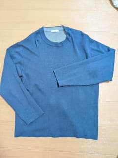 T*い様 URBAN RESEARCH DOORS 長袖ニット ブルー Mサイズのサムネイル