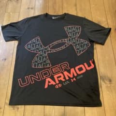 UNDER ARMOUR ルーズフィットTシャツ LG ブラック/レッドのサムネイル