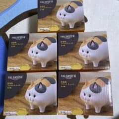 FINAL FANTASY XIV 貯金箱 ファットキャット 5個セット