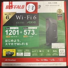 BUFFALO Wi-Fiルーター WSR-1800AX4S-BKのサムネイル