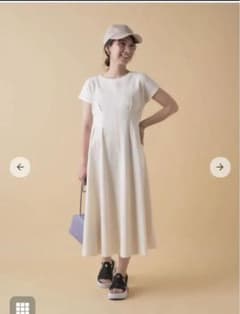 COHINA ランダムワッフルタックデザインワンピースのサムネイル