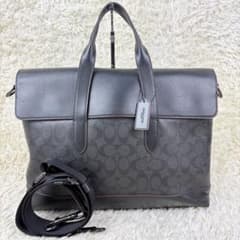 極美品 COACH サリバン レザー ビジネスバッグ A4収納 2way 黒 極美品 COACH サリバン レザー ビジネスバッグ A4収納 2way 黒 - メルカリ