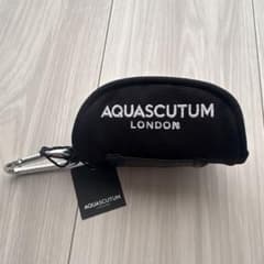 Aquascutum LONDON ゴルフ用ボールポーチ ブラックのサムネイル
