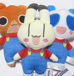 アニマル横町 アニ横 オーバーオールぬいぐるみ 全3種セット