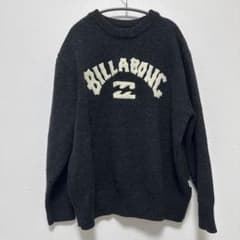 BILLABONG ロゴニット セーター 長袖 M 黒のサムネイル