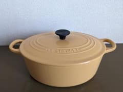 ル・クルーゼ LE CREUSET 両手鍋 25cm イエロー系のサムネイル