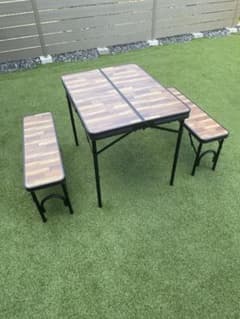 カインズ　テーブル＆ベンチセット K-230 アウトドア テーブル＆ベンチセット K-230 | キャンプ・バーべーキュー用品