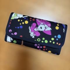 NEW〕 1点のみ 長財布 やりくり財布 ハンドメイド ロラライハリス