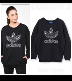 adidas 黒 トレーナー・スウェットのサムネイル