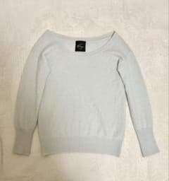 梨花　メゾンドリーファー　ニット セーター ボートネック カシミヤ　採寸ありのサムネイル