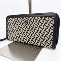 現行/極美品】IACUCCI モノグランマ ロングウォレット 定価約5.3万円 