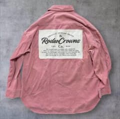 RODEO CROWNS WIDEBOWL コーデュロイ シャツ ピンクFREEのサムネイル