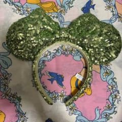 東京ディズニーリゾート カチューシャ グリーン スパンコール ティンカーベルのサムネイル