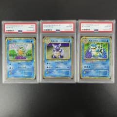 PSA10 ゼニガメ カメール カメックス 水 御三家 ポケモン