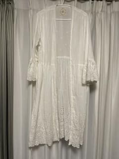 レースロングカーディガン　薄い　春夏用のサムネイル