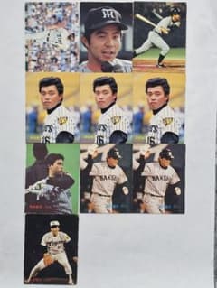 カルビー プロ野球カード 阪神タイガース バース 掛布 岡田 10枚セットのサムネイル