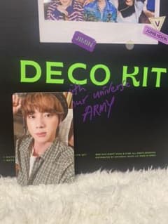 BTS DECO KIT トレカ ジン Jinのサムネイル